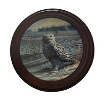 THE SNOWY OWL Limited Edition Collectors Plate By Jim Beaudoin 1989 Bird Of Prey picture