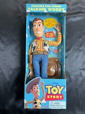 Vintage 1995 Toy Story DISNEY PIXAR Original Pull-String TALKING WOODY Thinkway picture