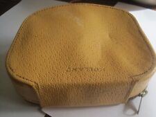 VTG Norelco MENS Speed Shaver-CORD W/MUSTARD LEATHER CASE MADE IN HOLLAND-UNTEST picture