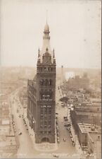 Milwaukee, WI: RPPC City Hall, vintage Wisconsin Real Photo Postcard picture