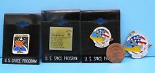 NASA PIN & CHARM LOT vtg STS-51L Space Shuttle Challenger McAuliffe Teacher in picture