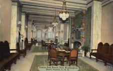 1914 Seattle,WA Totem Pole Room New Washington Hotel King County Postcard picture