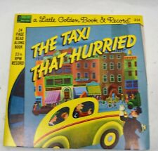 Little Golden Books Disneyland The Taxi That Hurried Book & 33.5 RPM Record (C1) picture