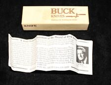 Buck cadet 303t4 303X U.S.A. pocket knife used in box  AO4055642 picture