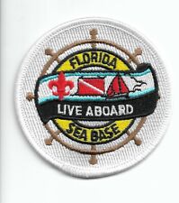 FLORIDA SEA BASE * LIVE ABOARD 3 INCH PATCH  picture