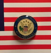 Donald Trump 45th President MAGA Round Lapel Hat Pin Tie Tac FAST USA SHIPPING picture