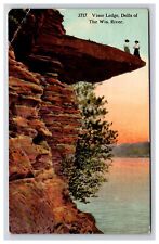 Postcard: WI 1916 Visor Ledge, Wisconsin Dells, Wisconsin - Posted picture