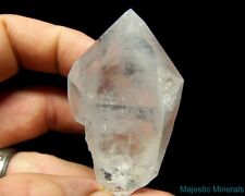 NEW FIND__VERY RARE DOW__LARGE Arkansas Quartz Crystal WHITE PHANTOM Point picture