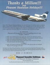 1999 AMERICAN TRANS AIR PLEASANT HAWAIIAN L1011 ad airlines airways advert ATA picture