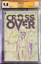 RARE CGC 9.8 Crossover #1 Peach Sketch Variant Color Matched Sig by Peach Momoko picture