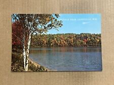 Postcard Janesville WI Wisconsin Early Fall Scenic Lakes Greetings Vintage PC picture