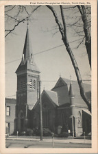 Northeast Pennsylvania First United Presbyterian Church W. Main Street Postcard picture