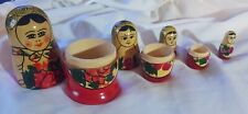Russian Vintage Hand painted Matreshka Nested Doll picture