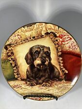 The Danbury Mint | Dachshunds Plate | Sweet Dreams by Christopher Nick | 8” picture
