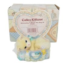 Vintage 2001 Calico Kittens Welcoming a Whole New Bag Of Tricks Enesco 488666A picture