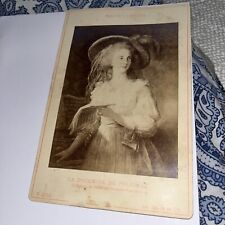 Antique Cabinet Card Yolande Martine Gabrielle de Polastron, Duchess of Polignac picture