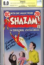 SHAZAM #2 (1973) Authentic Hand-Signed JOHN DAVEY & MICHAEL GRAY (CGC SS 8.0) picture