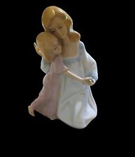 Vintage Paul Sebastian Mother and Daughter Child Bedtime Porcelain Figurine 1990 picture