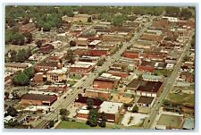 c1950 State Apple Capital Aerial View Hendersonville North Carolina NC Postcard picture