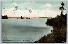 Postcard - Lake Shore Railroad - Lake Winnipesaukee, Glendale, NH - 1908 (M5L) picture