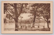 Vtg Post Card View From Titusville, N.J. H76 picture