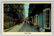 New Orleans LA-Louisiana, Pirates Alley, Vintage Souvenir Postcard picture