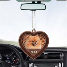 Personalized Pomeranian Dog Ornament, Love Pomeranian Dog Hanging Ornament picture