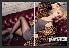 Mango 2000s Print Advertisement (2 pages) 2009 Scarlett Johansson Legs Actor picture