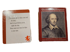 William Shakespeare -Quotable Shakespeare: A Knowledge Cards Deck from his Plays picture