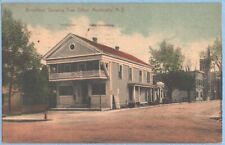 VTG 1911 Postcard Broadway Showing Post Office, Monticello NY picture