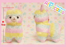 Japan Authentic Amuse Rainbow Alpacasso Alpaca Ball Chain Plush Cute Kawaii Toy picture