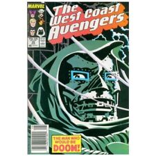 West Coast Avengers (1985 series) #35 Newsstand in VF minus. Marvel comics [c} picture