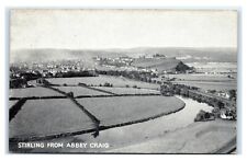 Postcard Stirling from Abbey Craig Scotland b&w J15 picture