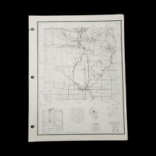 VTG Lincoln County Map Wisconsin Department of Transportation Highways 1974 picture
