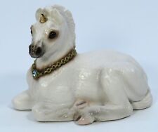 Windstone Editions Young Unicorn Figurine * Gem Collar * Signed * Ships Free picture