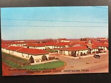 Postcard Sweetwater TX c1950s - Longhorn Motor Lodge picture