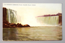 Vintage Postcard Niagara Falls Canada - CANADIAN HORSESHOE FALLS picture