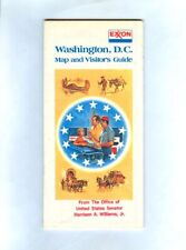 Vintage 1975-76 EXXON Gas Station WASHINGTON DC Map and Visitor’s Guide picture