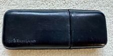 Polo by RALPH LAUREN Black Leather Cigar Case- 6.5