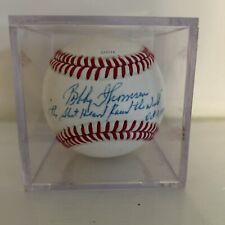 Bobby Thomson Shot Hear Around the World 1951 Signed Baseball With Case picture