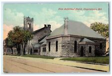 c1910's Zion Reformed Church Exterior Roadside Hagerstown Maryland MD Postcard picture