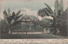 Oakland, CA: 1910 Home Garden - Vintage Alameda County, California Postcard picture