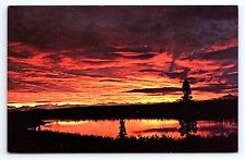 Postcard Spectacular Alaskan Sunrise During Unlit Days Of Summer picture