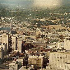 Postcard GA Atlanta Aerial View of Downtown Atlanta Skyline Scenic South 1952-60 picture