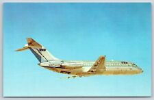 Airplanes~TTA-Trans Texas Airways Douglas DC-9-14~Vintage Postcard picture