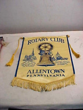 Vintage Allentown Pa. Rotary Banner picture