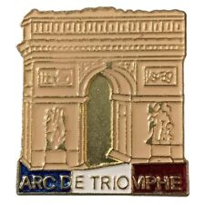 Vintage Arc de Triomphe Paris France Travel Souvenir Pin picture