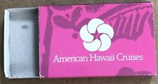 Vintage Empty Matchbook Box Cover - American Hawaii Cruises picture
