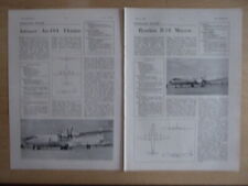 7/58 ARTICLE 4 PAGES TUPOLEV TU-104 TU-110 TU-114 ANTONOV AN-10A ILYUSHIN IL-18 picture