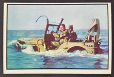 Waterproof Snorkel Jeep 1954 Bowman Military Card #10 (EX Minor Corner Wear) picture
